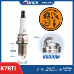 شمع تورچ K7RTi| شمع تک پلاتین پایه کوتاه سرد